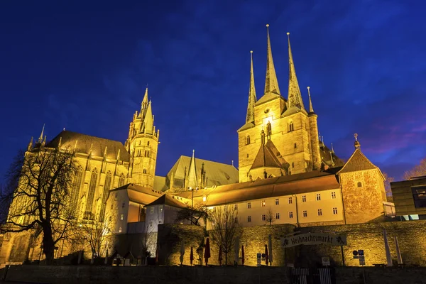 Cathedral in Erfurt in Germany — Stock Photo, Image