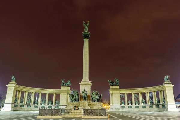 在布达佩斯的千年纪念碑 — 图库照片