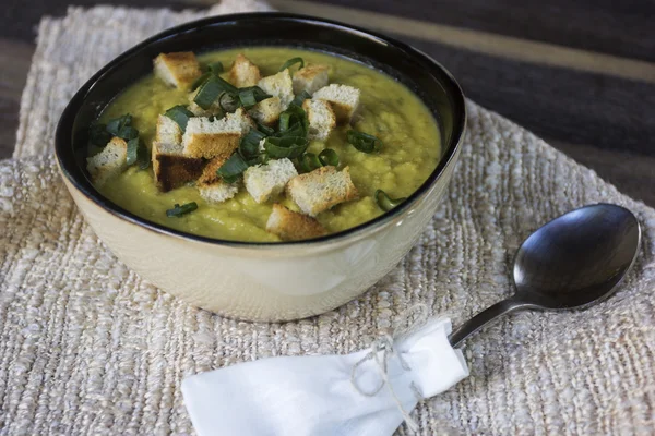 Creamy lentil soup — Stock Image Creamy lentil soup Stock Photo