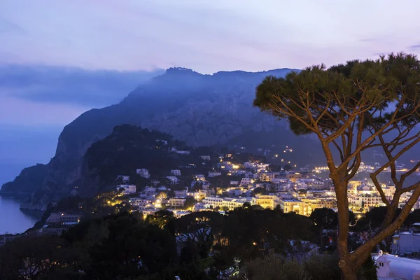 Pohled na Capri v Itálii — Stock fotografie