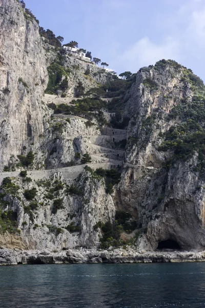 Via Krupp of Capri Island, Italy — Stock Photo, Image