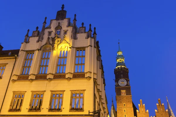 Ayuntamiento de Wroclaw en Polonia — Foto de Stock