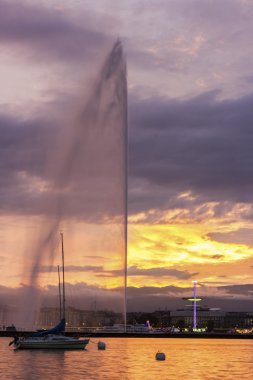 Jet d'Eau İsviçre Cenevre'de