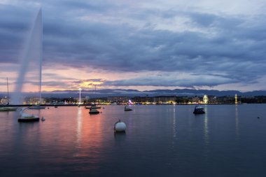 Jet d'Eau İsviçre Cenevre'de