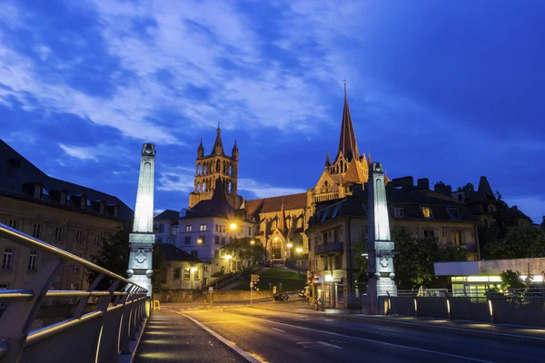 Catedral de Lausana en Suiza — Foto de Stock