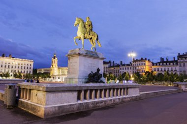 Place Bellecour Lyon Fransa
