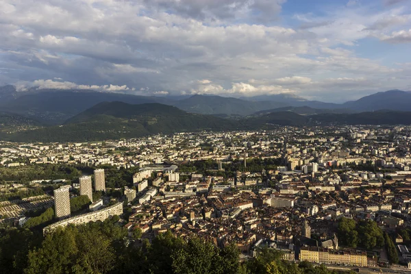 Vista sobre Grenoble na França — Fotografia de Stock