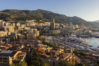 Monako'daki Monte Carlo sabah görüntüleyin