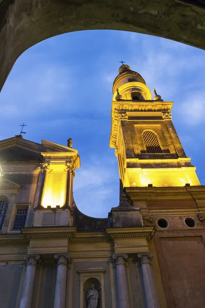 Basilica di Saint-Michel Archange, Mentone, Francia — Foto Stock