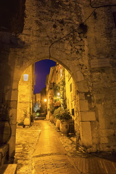 Rua em La Turbie na França — Fotografia de Stock