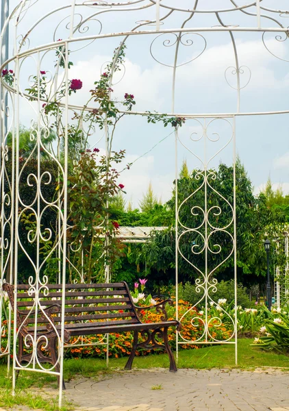 Bench in park — Stock Photo, Image