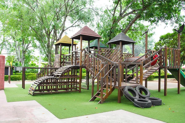 Children Stairs Slides equipment — Stock Photo, Image