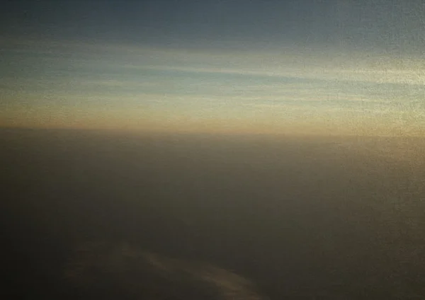 빈티지 사진 하늘과 구름 석양 — 스톡 사진