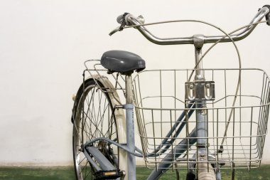 Vintage Bisiklet beyaz arka plan