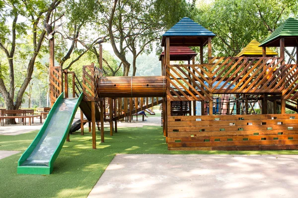 Children Stairs Slides exercise equipment — Stock Photo, Image