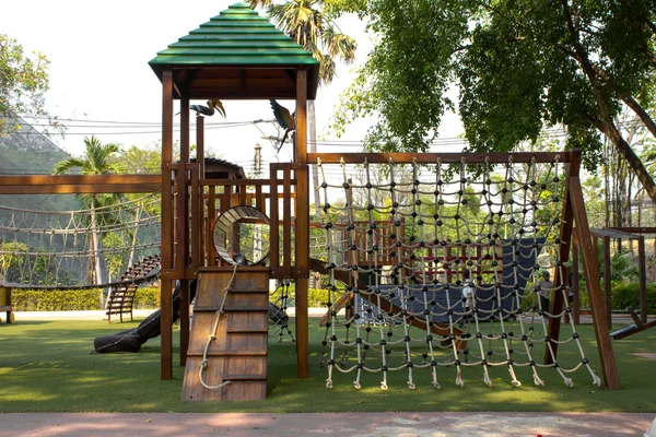 Children Stairs Slides exercise equipment — Stock Photo, Image