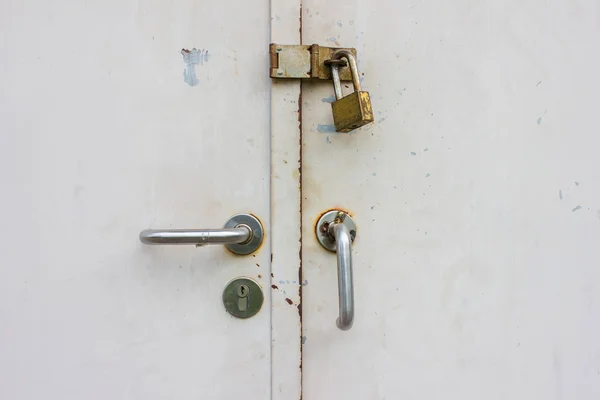 门安全钢 — 图库照片