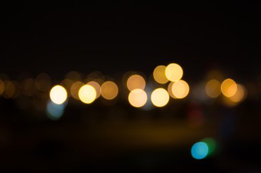Geceleri soyut bokeh