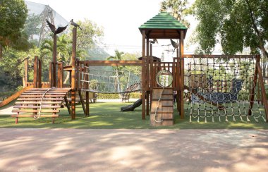 Çocuklar merdiven slaytlar egzersiz ekipmanları