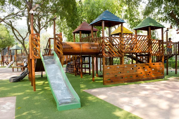 Children Stairs Slides exercise equipment — Stock Photo, Image