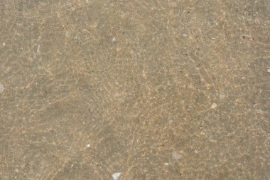 su dalgası yıkanmış