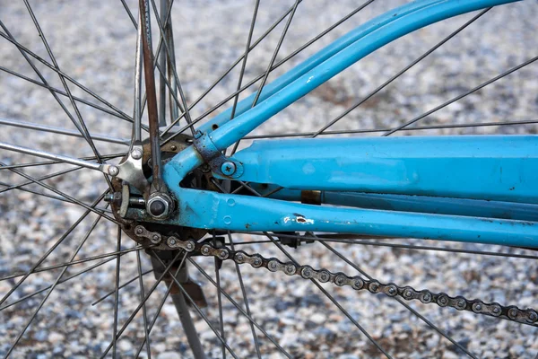 Винтажные детали велосипеда — стоковое фото