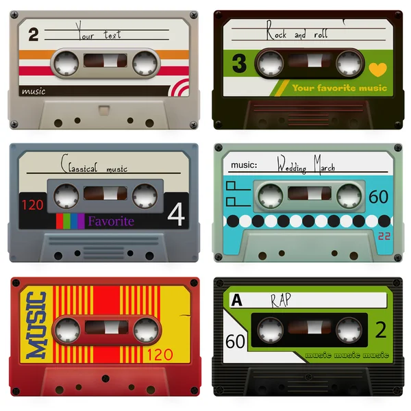 Cassette — Image vectorielle