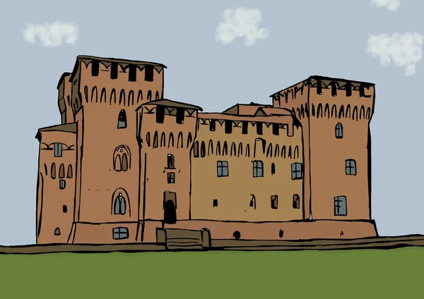 Saint George Castle Mantova, İtalya — Stok fotoğraf