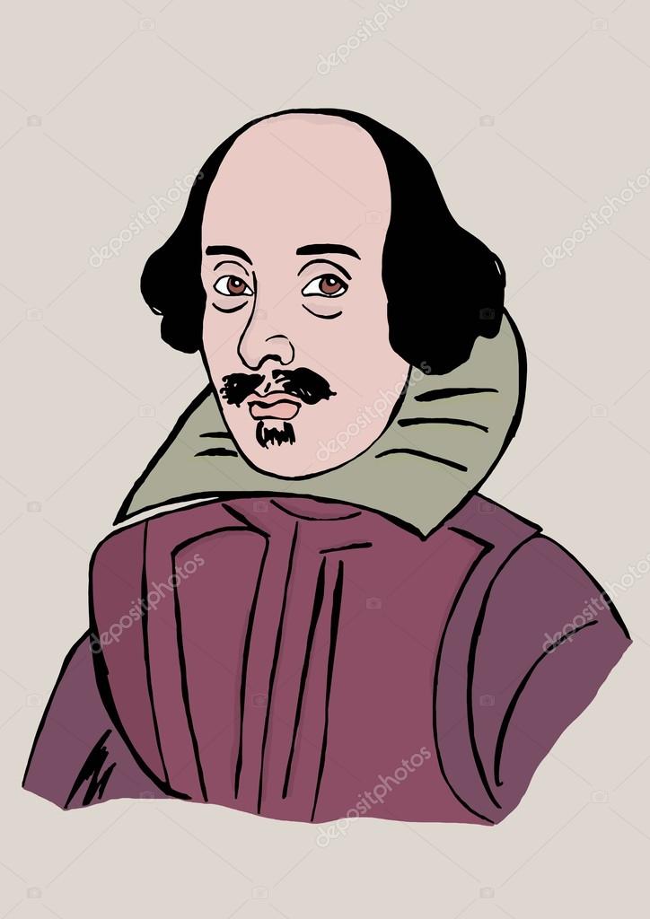 William Shakespeare Icon Stock Photo By C Logan81
