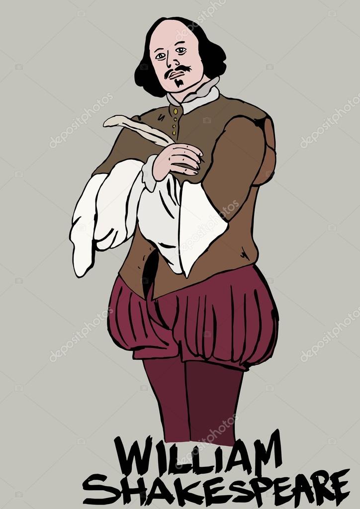 William Shakespeare Icon Stock Photo By C Logan81