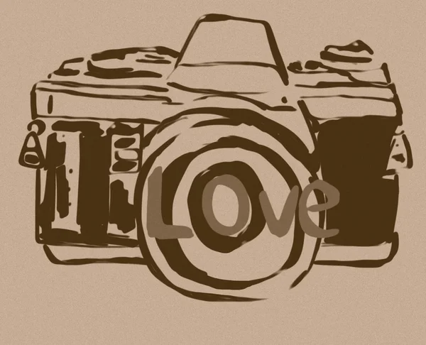 Vintage image of a camera — Stock Photo, Image