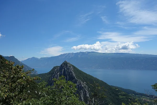 Garda Vista lago de Pizzocolo Pico — Fotografia de Stock