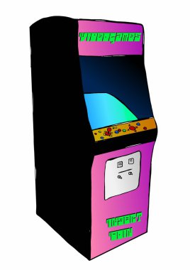 Görüntü klasik videogames konumunun