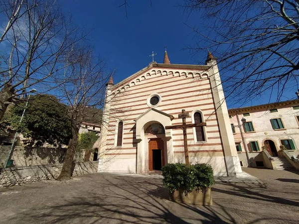Iglesia Santa Maria Stelle Verona Ciudad — Foto de Stock