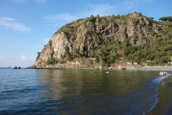 Plaża Maronti Wyspie Ischia Włochy — Zdjęcie stockowe