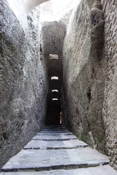 Σκάλες Μέσα Στο Κάστρο Της Αραγονίας Στην Ίσκια — Φωτογραφία Αρχείου