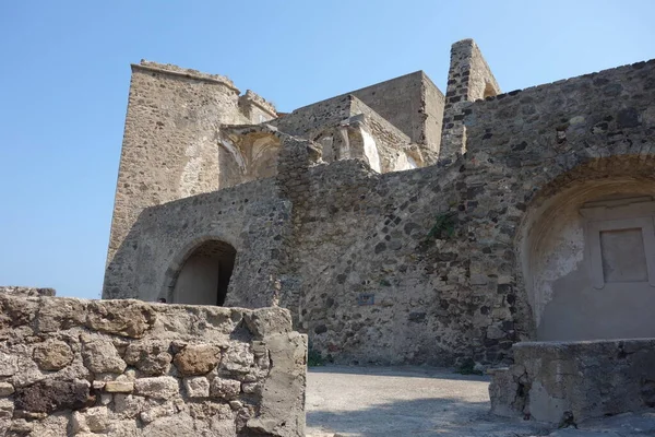 Interno Del Castello Aragonese Ischia — Foto Stock