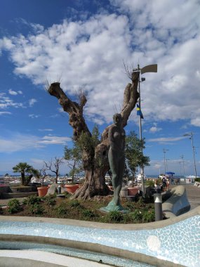Ischia Adası, Napoli 'deki mantar plajı.