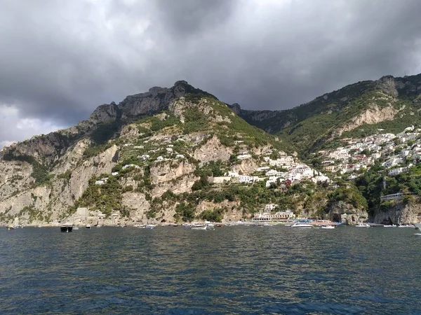 Barco Isla Ischia Nápoles Italia — Foto de Stock