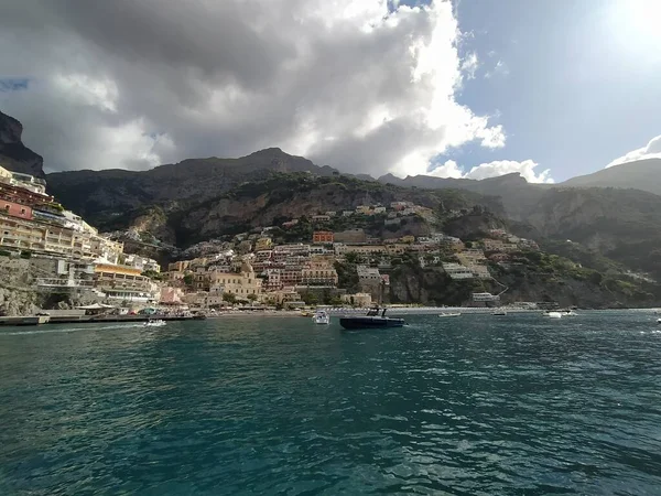 Costa Positano Nápoles Itália — Fotografia de Stock