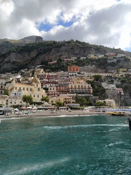 Costa Positano Nápoles Italia — Foto de Stock