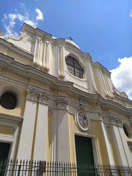 Talya Napoli Deki Ischia Adası Kilisesi — Stok fotoğraf