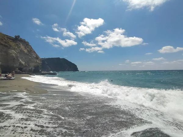 Plaża Cava Dell Isola Ischia Neapol — Zdjęcie stockowe