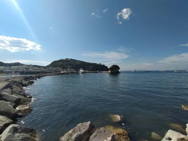 Ischia Adası Napoli Deki Mantar Plajı — Stok fotoğraf