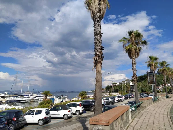 Παραλία Mushroom Στο Νησί Ischia Naples — Φωτογραφία Αρχείου