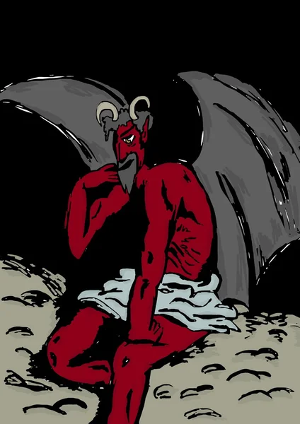 Продуманий диявола — стокове фото
