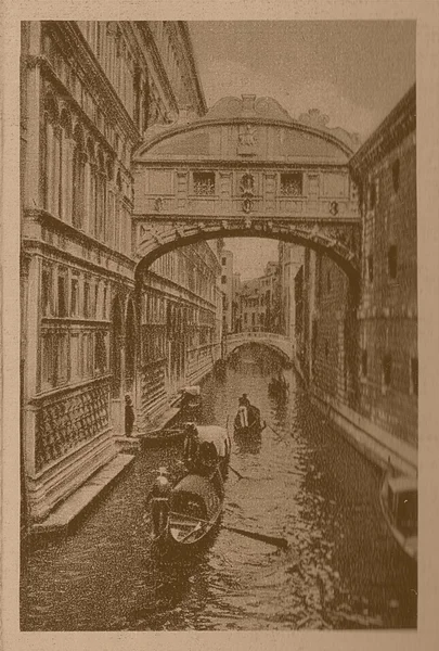 Jembatan Mendesah, Venice, Italia — Stok Foto
