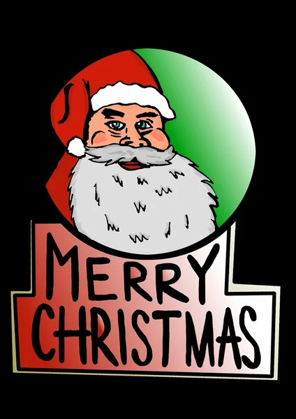 Ícone de Papai Noel — Fotografia de Stock