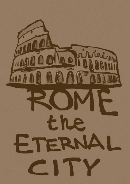 Рим вечный город винтаж — стоковое фото