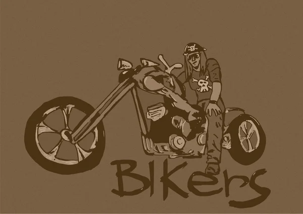 Bikers vintage — Stock Photo, Image